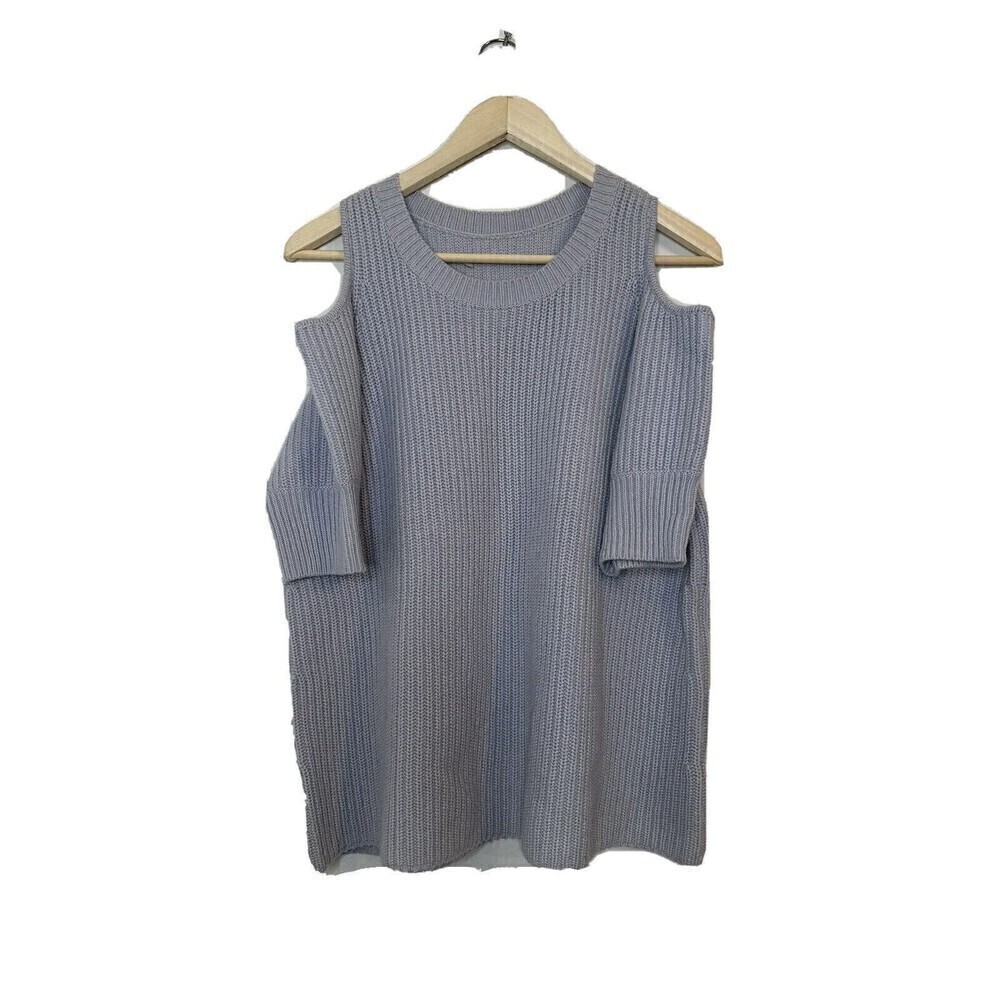 Zoe Jordan Women's  Cashmere Wool Cold Shoulder Sweater size M